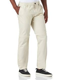 TOM TAILOR Herren 1030014 Hose mit abtrennbarem Bein, 10336 - Light Cashew Beige, L von TOM TAILOR