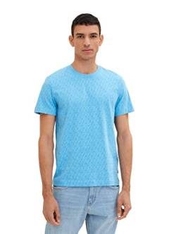 TOM TAILOR Herren 1034878 T-Shirt, 31264 - Blue Multicolor Design, M von TOM TAILOR