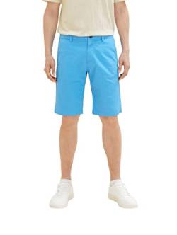 TOM TAILOR Herren 1035037 Slim Chino Bermuda Shorts mit Stretch, 18395 - Rainy Sky Blue, 34 von TOM TAILOR