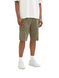 TOM TAILOR Herren 1035040 Bermuda Shorts, 10415 - Dusty Olive Green, 29 von TOM TAILOR