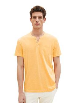 TOM TAILOR Herren 1035634 T-Shirt, 31506 - Washed Out Orange Grindle, M von TOM TAILOR