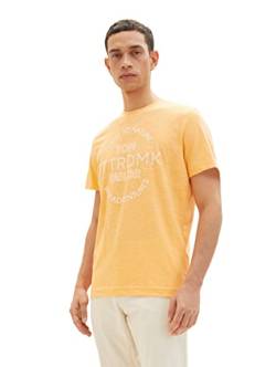 TOM TAILOR Herren 1035635 T-Shirt, 31506 - Washed Out Orange Grindle, XXL von TOM TAILOR