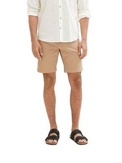 TOM TAILOR Herren 1036309 Slim Chino Bermuda Shorts mit Stretch, 24048-Desert Fawn, 28 von TOM TAILOR