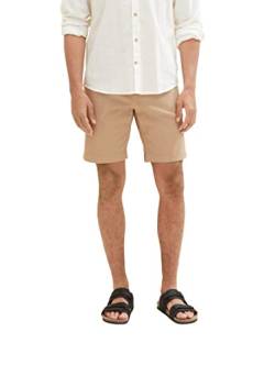 TOM TAILOR Herren 1036309 Slim Chino Bermuda Shorts mit Stretch, 24048-Desert Fawn, 33 von TOM TAILOR