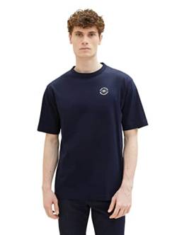 TOM TAILOR Herren 1036353 T-Shirt, 10668 - Sky Captain Blue, XL von TOM TAILOR