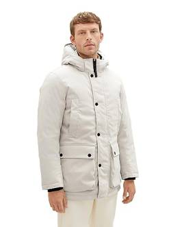 TOM TAILOR Herren 1037347 Arctic Winterpaka mit Abnehmbarer Kapuze, 26199-beige Alfalfa, XXL von TOM TAILOR