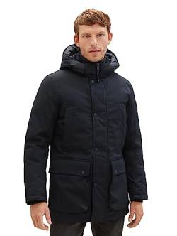 TOM TAILOR Herren 1037347 Arctic Winterpaka mit Abnehmbarer Kapuze, 29999-Black, M von TOM TAILOR