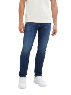 TOM TAILOR Herren 1037637 Josh Regular Slim Jogg-Jeans Sweat hohem Stretch, 10120-Used Dark Stone Blue Denim, 31/34 von TOM TAILOR