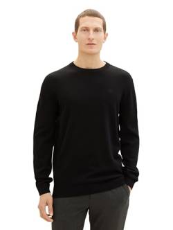 TOM TAILOR Herren 1038426 Pullover, 29999 - Black, 3XL EU von TOM TAILOR