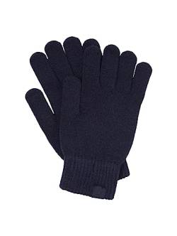 TOM TAILOR Herren 1038513 Winterhandschuhe aus Strick, 13160-Knitted Navy Melange, OneSize von TOM TAILOR