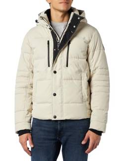 TOM TAILOR Herren 1038935 Winterjacke mit Abnehmbarer Kapuze, 26199-beige Alfalfa, XXL von TOM TAILOR