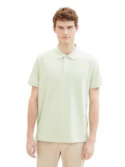 TOM TAILOR Herren Basic Piqué Poloshirt, tender sea green, XXXL von TOM TAILOR