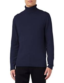 TOM TAILOR Herren Basic Rollkragenpullover 1032304, 10668 - Sky Captain Blue, M von TOM TAILOR