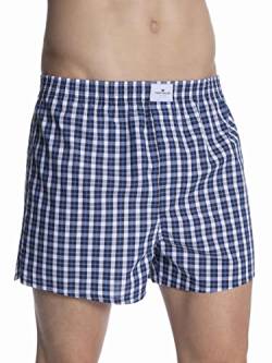 TOM TAILOR Herren Boxershort blau kariert 2er Pack L von TOM TAILOR