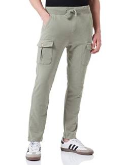 TOM TAILOR Herren Cargo Sweat Hose 1031645, 29003 - Olive Branch Green, M von TOM TAILOR