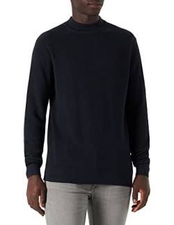 TOM TAILOR Herren Cosy Rollkragenpullover 1032289, 13160 - Knitted Navy Melange, XL von TOM TAILOR