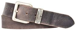 TOM TAILOR Herren Gürtel Herrengürtel Leder Gürtel Ledergürtel 40 mm braun, Länge:80 von TOM TAILOR