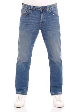 TOM TAILOR Herren Jeans Marvin Straight Fit Jeanshose Hose Denim Stretch Baumwolle Blau w31, Größe:31W / 32L, Farbvariante:Clean Mid Stone Blue Denim (10113) von TOM TAILOR