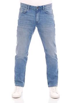 TOM TAILOR Herren Jeans Marvin Straight Fit Jeanshose Hose Denim Stretch Baumwolle Blau w31, Größe:31W / 32L, Farbvariante:Light Stone Blue Denim (10142) von TOM TAILOR