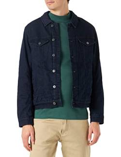 TOM TAILOR Herren Jeansjacke mit Teddyfell 1032908, 10120 - Used Dark Stone Blue Denim, XL von TOM TAILOR