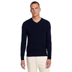 TOM TAILOR Herren Leichter Sweater 1028748, 13160 - Knitted Navy Melange, XL von TOM TAILOR