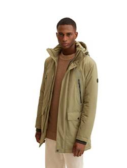 TOM TAILOR Herren Parka mit Kapuze 1033673, 10415 - Dusty Olive Green, XXL von TOM TAILOR