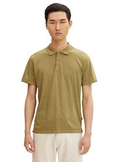 TOM TAILOR Herren Poloshirt mit Stickerei 1031653, 29003 - Olive Branch Green, S von TOM TAILOR