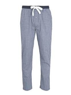 TOM TAILOR Herren Pyjama Hose lang, kariert (56, blau-mittel-karo) von TOM TAILOR