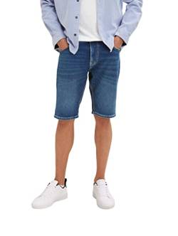 TOM TAILOR Herren Slim Fit Jeans Bermuda Shorts, Blau (10127 - Tinted Blue Denim), 29 von TOM TAILOR