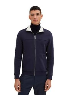 TOM TAILOR Herren Sweatjacke mit Stehkragen von TOM TAILOR