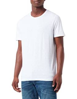 TOM TAILOR Herren T-Shirt mit Alloverprint 1032004, 16165 - White Grey Minimal Print, S von TOM TAILOR
