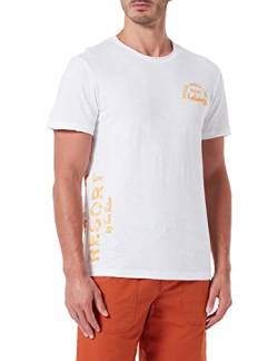 TOM TAILOR Herren T-Shirt mit Print 1031619, 20000 - White, XL von TOM TAILOR