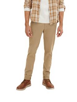 TOM TAILOR Herren Travis Slim Chino Hose mit Stretch, 11612 - Everglade Beige, 31/34 von TOM TAILOR