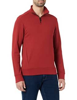 TOM TAILOR Herren Troyer Sweatshirt 1034391, 13052 - Ivy Red, 3XL von TOM TAILOR