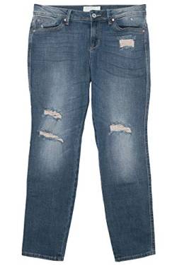 TOM TAILOR Jeans Lynn Anti Fit Damen Hose Stretch Vintage Used Look Destroyed, Farbe:blau, Hosengrößen:W31, Hosenlängen:L32 von TOM TAILOR