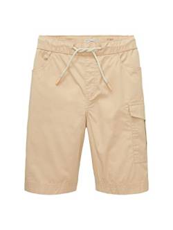 TOM TAILOR Jungen 1036647 Kinder Loose Fit Cargo Shorts, 22201-Cream Toffee, 140 von TOM TAILOR