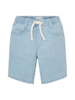 TOM TAILOR Jungen 1037250 Kinder Jeans Shorts, 10112-Clean Light Stone Blue Denim, 122 von TOM TAILOR