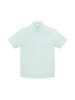 TOM TAILOR Jungen 1037257 Kinder Basic Polo Shirt, 31667-Light Aqua, 128 von TOM TAILOR