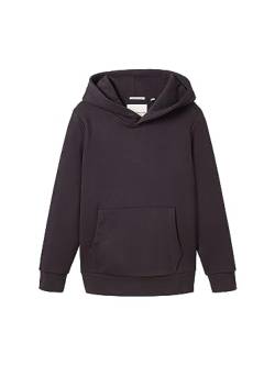 TOM TAILOR Jungen 1038290 Basic Hoodie mit Print, 29476-coal Grey, 140 von TOM TAILOR