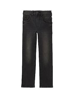 TOM TAILOR Jungen 1038405 Tim Skinny Fit Jeans, 10220-used Dark Stone Grey Denim, 104 von TOM TAILOR