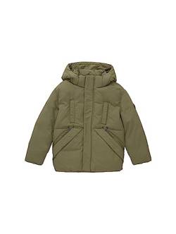 TOM TAILOR Jungen 1038482 Winter Parka mit Abnehmbarer Kapuze, 10415-Dusty Olive Green, 116/122 von TOM TAILOR