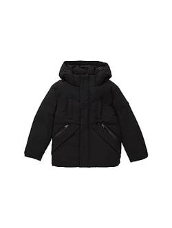 TOM TAILOR Jungen 1038541 Winter Parka mit Abnehmbarer Kapuze, 29999-Black, 152 von TOM TAILOR