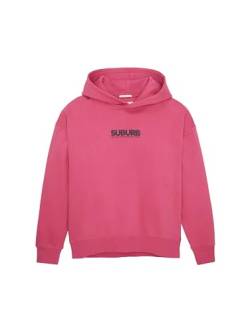 TOM TAILOR Jungen Kinder Hoodie mit Rückenprint, cornflower pink, 140 von TOM TAILOR