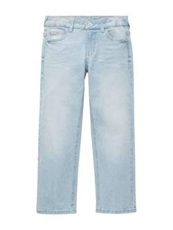 TOM TAILOR Jungen Kinder Straight Fit Jeans mit Stretch 1035921, Blau, 140 von TOM TAILOR