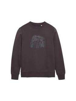 TOM TAILOR Jungen Kinder Sweatshirt mit Print , coal grey, 176 von TOM TAILOR