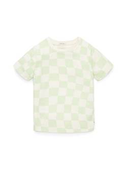 TOM TAILOR Jungen Kinder T-Shirt mit Muster 1035084, Grün, 104-110 von TOM TAILOR