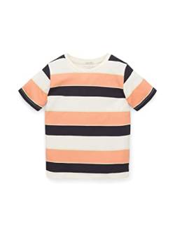 TOM TAILOR Jungen Kinder T-Shirt mit Muster 1035084, Orange, 104-110 von TOM TAILOR