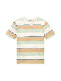 TOM TAILOR Jungen Kinder T-Shirt mit Print 1034992, Weiß, 176 von TOM TAILOR