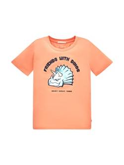 TOM TAILOR Jungen Kinder T-Shirt mit Print 1035086, Orange, 92-98 von TOM TAILOR
