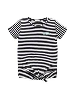 TOM TAILOR Mädchen 1036087 Kinder T-Shirt, 31677 - Dark Blue Off White Stripe, 92 von TOM TAILOR